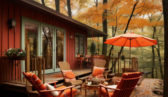 The dock of a pet-friendly lakeside cabin rental in Bass Lake, CA The dock of a pet-friendly lakeside cabin rental in Bass Lake, CA