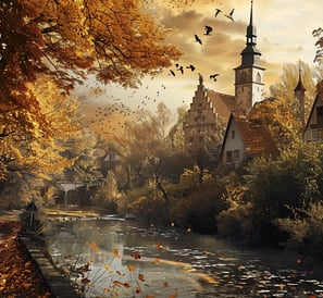 Cultural festivals amidst autumnal beauty.
