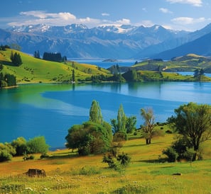 Winter in July with skiing and snowboarding.