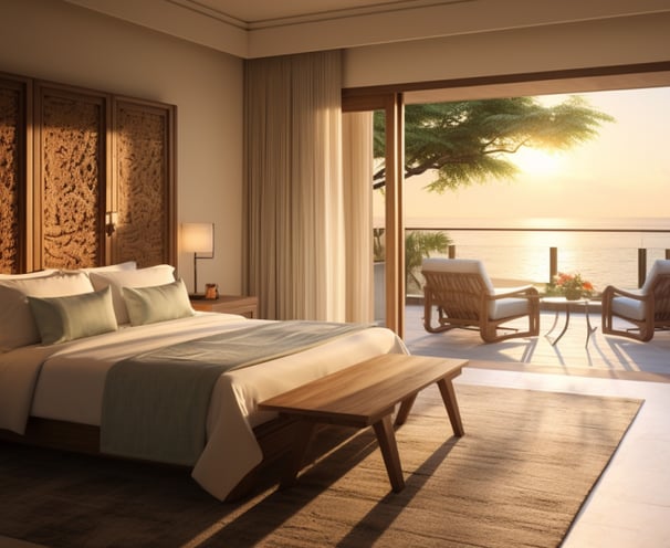 a bedroom with a balcony a bedroom with a balcony