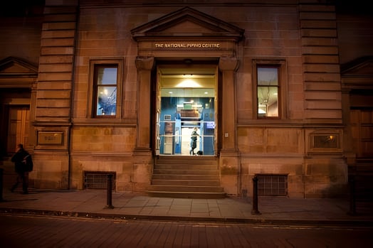 A night time restaurant in glasgow
