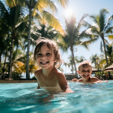 baby girl enjoying in water baby girl enjoying in water