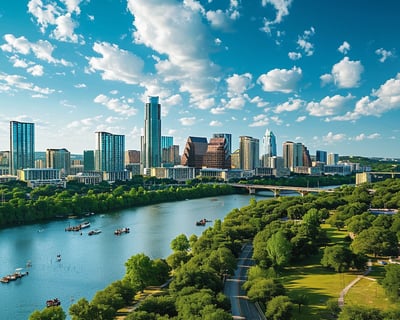City view of Austin, Texas City view of Austin, Texas