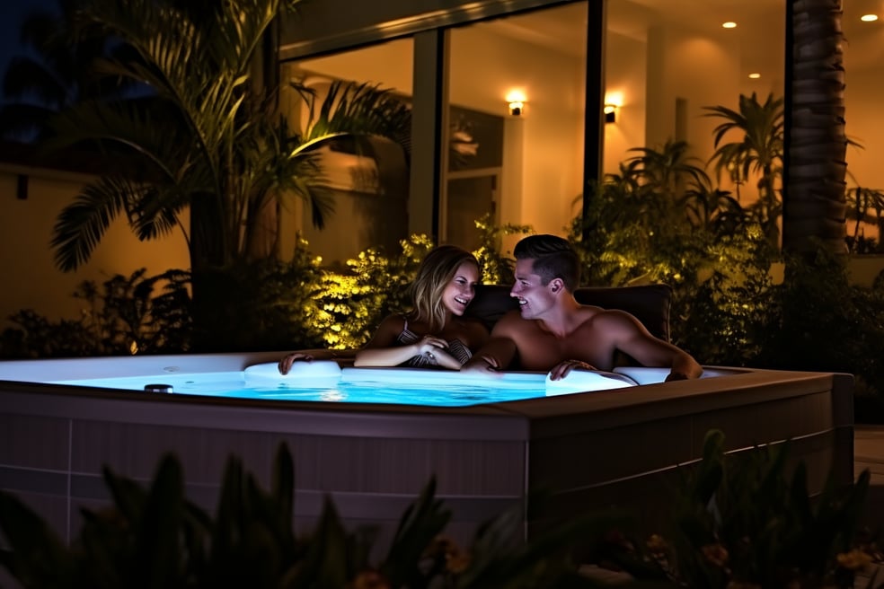 Anaheim villa with a jacuzzi
