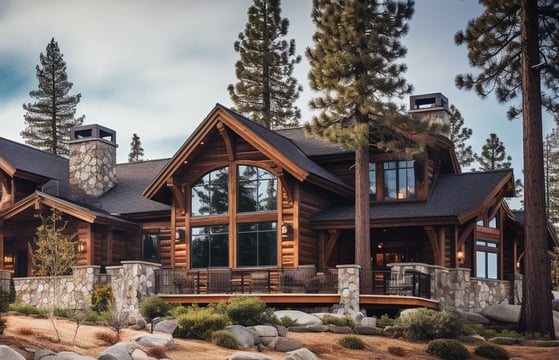 a large family-friendly mountain cabin rental in Yosemite