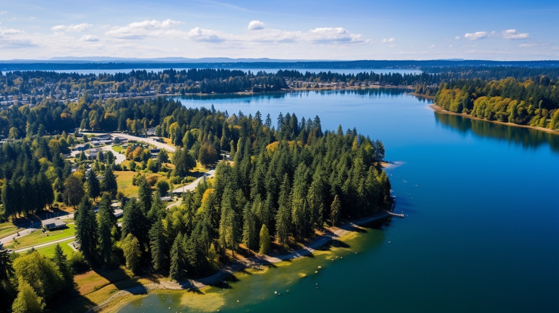 photo of lake tapps in pierce county washington