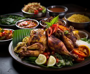 ayam betutu feast
