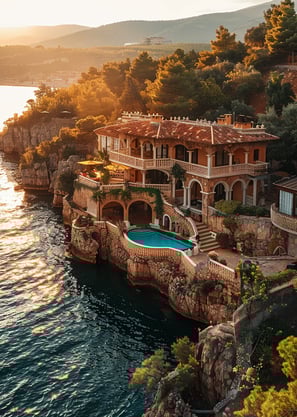 A coastal luxury villa in Turkey with a monopoly of sea views