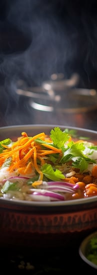 a plate of salad