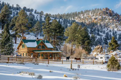 log cabin rental in Mancos, Colorado, USA log cabin rental in Mancos, Colorado, USA
