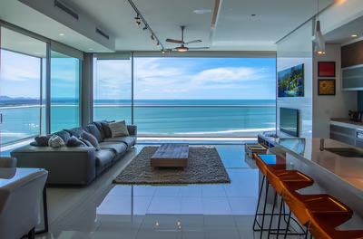 inside of a rental condo with ocean views fitting for a luxury world tour inside of a rental condo with ocean views fitting for a luxury world tour