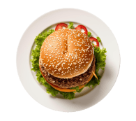 Classic Epcot's World Showcase American Burger.