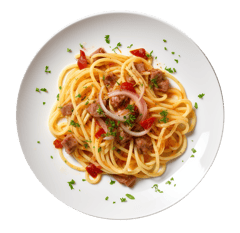 Epcot's World Showcase Inspired Gourmet Pasta Dish.