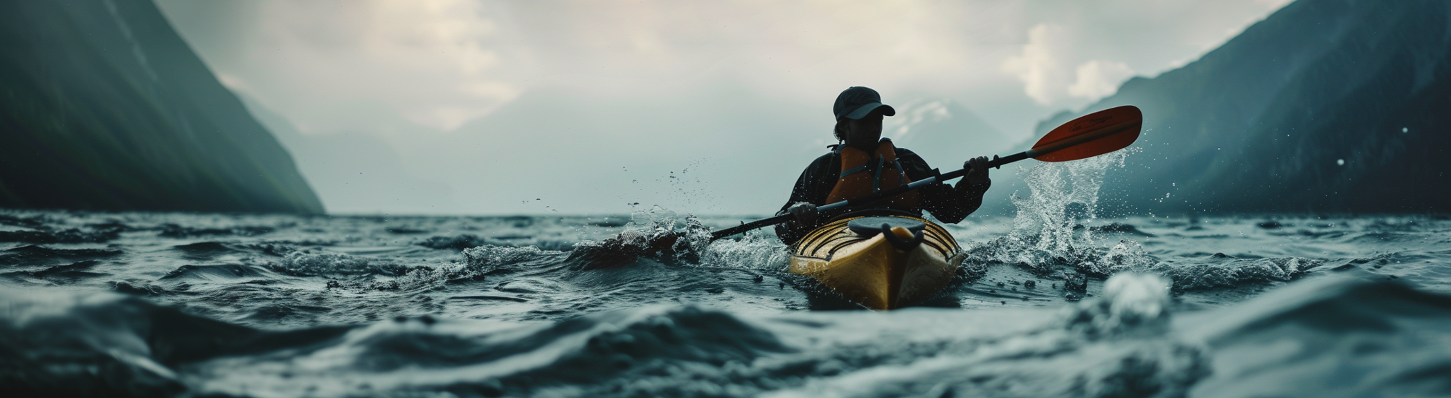 Man kayaking Man kayaking