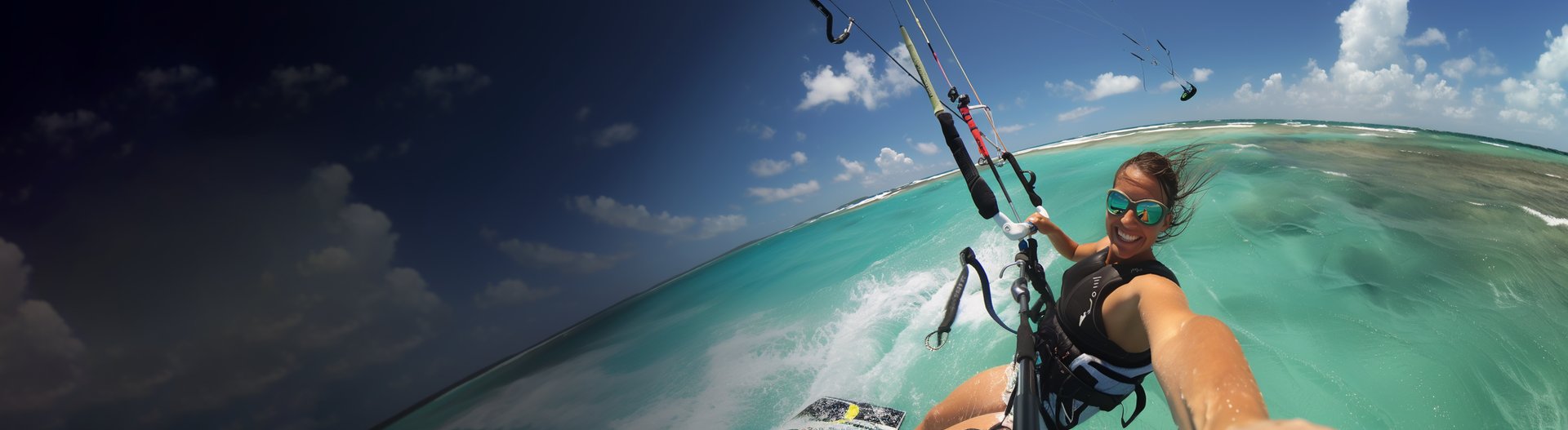 Experience the ultimate freedom of kiteboarding Experience the ultimate freedom of kiteboarding