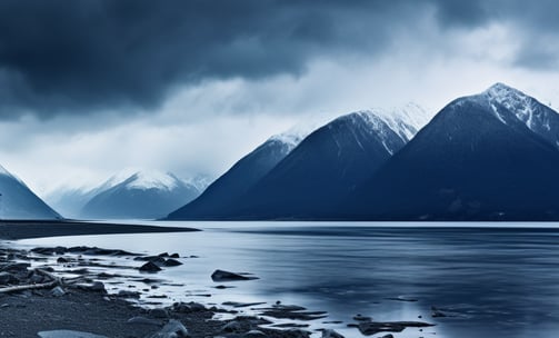 It is known for its bore tides, providing a unique surfing experience near Anchorage.
