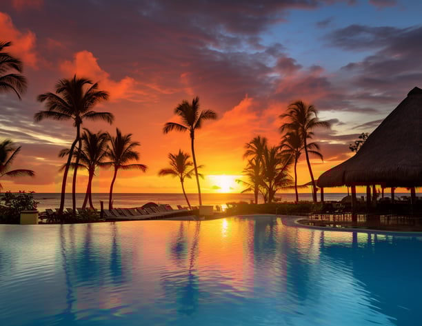 sunset view