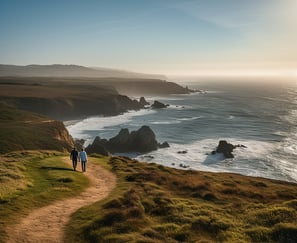 majestic_vantage_of_bodega_head_scene_a_couple_holding_hands