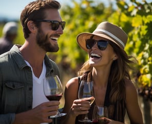 wine testing extravaganza scene candid capture