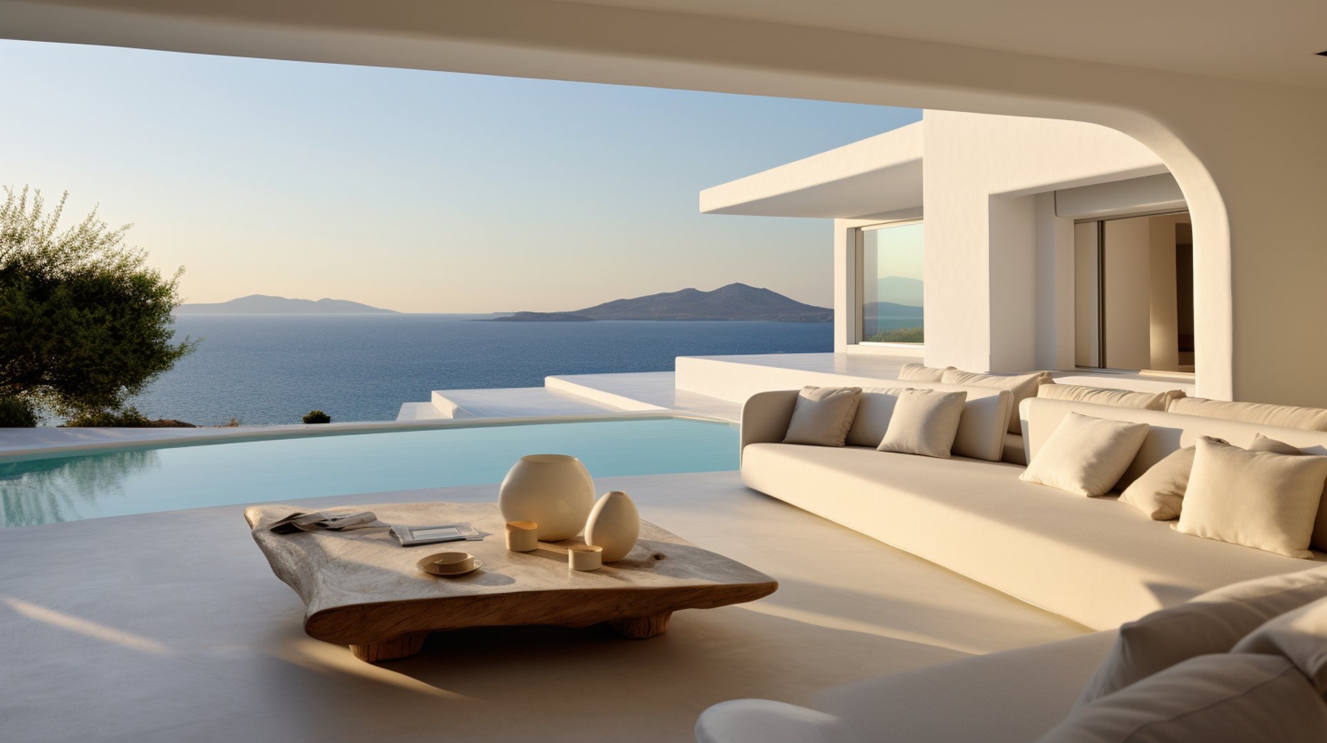  An indoor area featuring a sizable pool as its focal point.