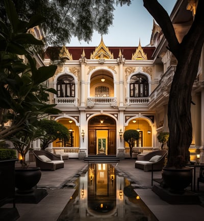 a luxurious boutique hotel near the gra