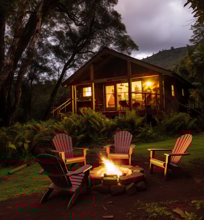 image of a rustic cabin