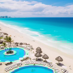Luxurious beachfront hotels in Cancun, Mexico offering stunning views, world-class amenities, and exceptional service.