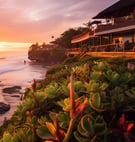 Breathtaking Sunset View at Canggu Beach, Bali