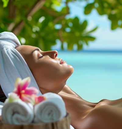 Peaceful Spa Retreat by the Ocean in the Maldives