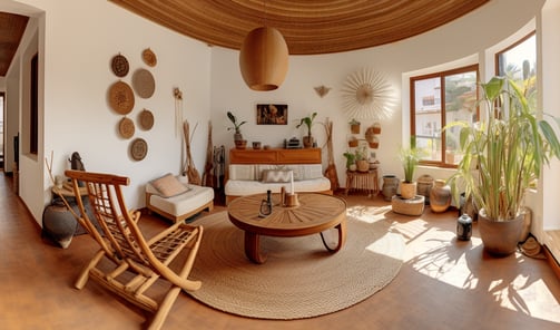 living room of a Long Beach Fiji Stay 