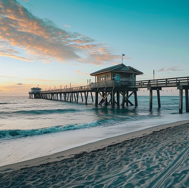 The pier in dania beach, florida The pier in dania beach, florida