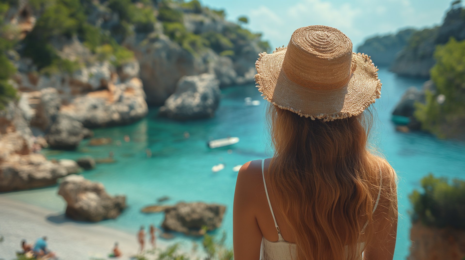 a women watching natural view a women watching natural view