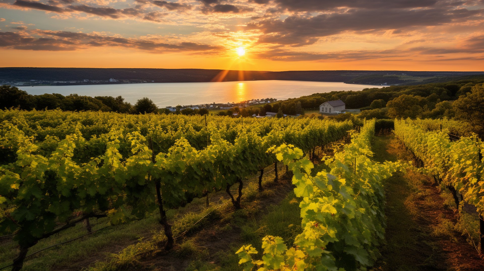 photo of vineyard in finger lakes