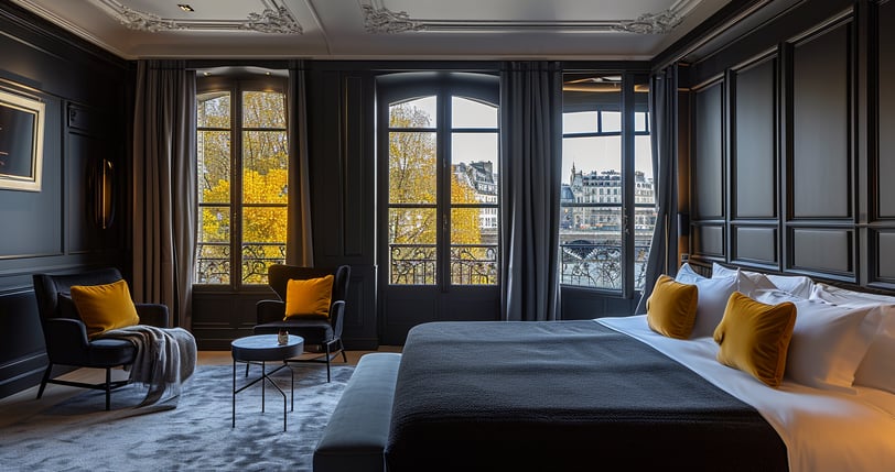 well decorated interior with two chair and coffee table at corner of room