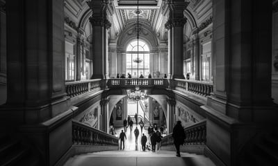 Tourists are enjoying beautiful sunny day at notre dame