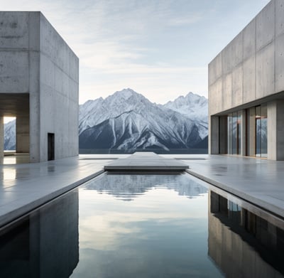 Traditional architecture of a chalet in the French Alps Traditional architecture of a chalet in the French Alps