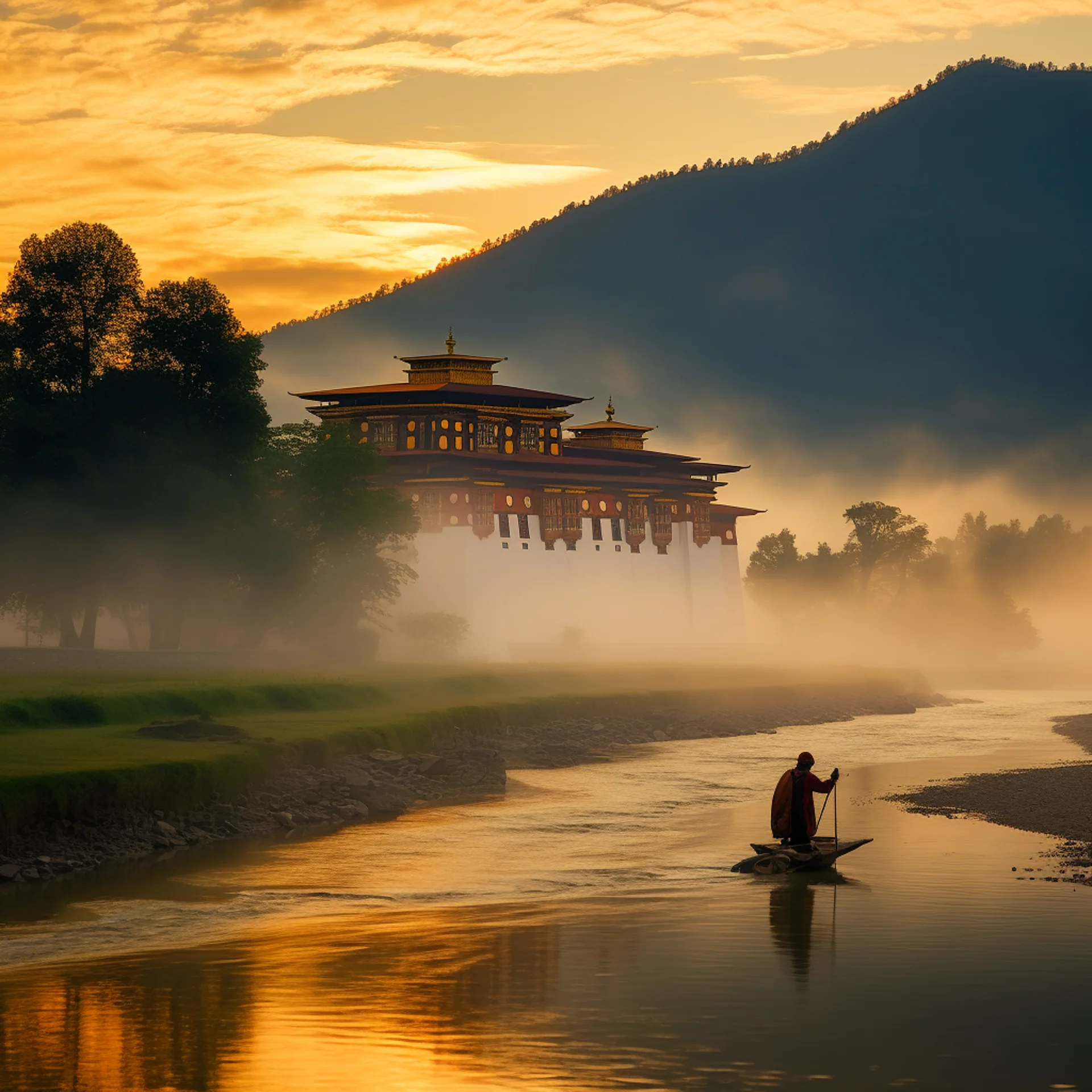 image of majestic punakha