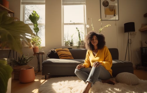 A family enjoying a swim in a resort pool on a sunny day.