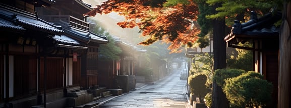 Historic depths of Kyoto, Japan.  Historic depths of Kyoto, Japan.