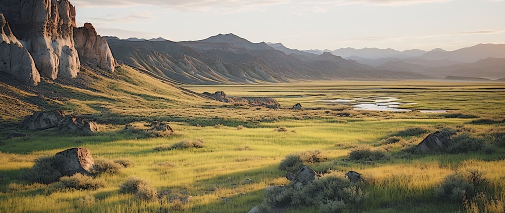 Vast Canadian grasslands