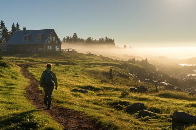 Eco-friendly cottages at Maritimes Province