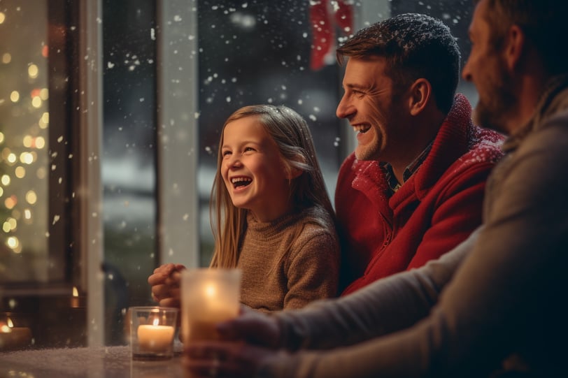 Family Christmas retreat in Ontario cottage