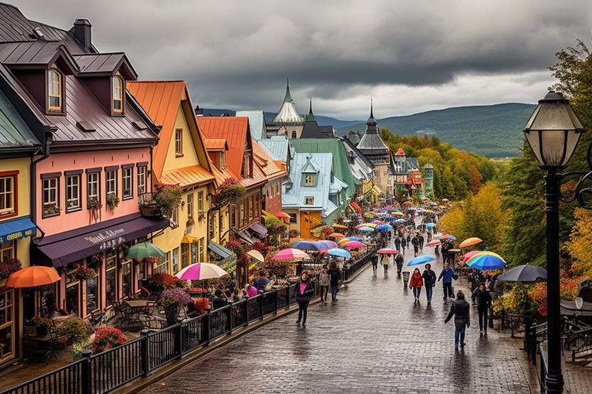Picturesque Mont Tremblant, Quebec