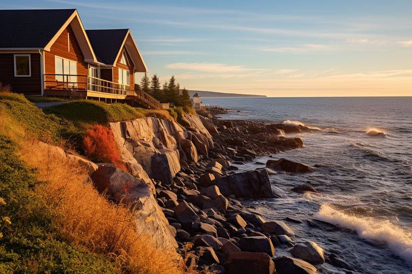 Eco-friendly cottage in Nova Scotia