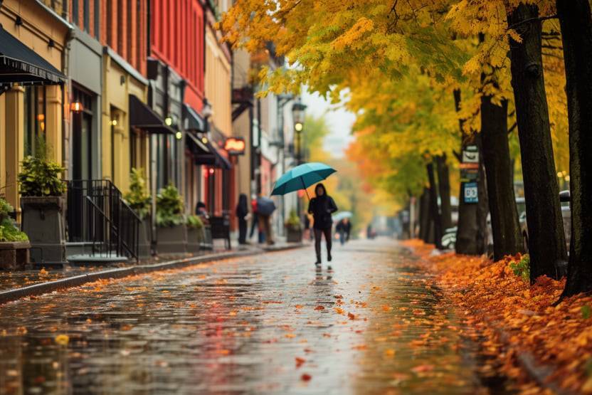 Quebec during fall