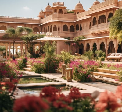 photo of a traditional palace in jaipur