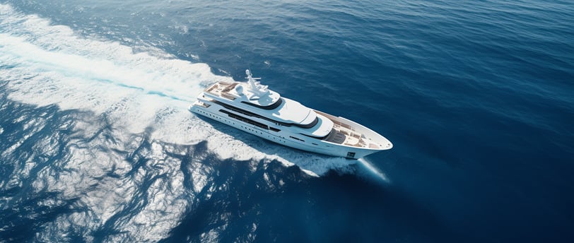 a yacht sailing on the water