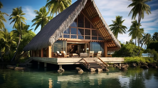 A dream hut for couple