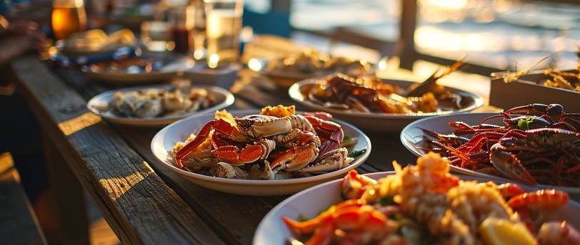 seafood served at a restaurant in Perdido Key