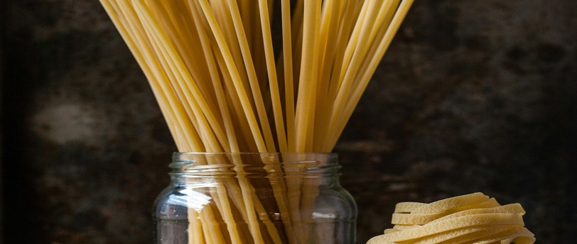 uncooked three pastas